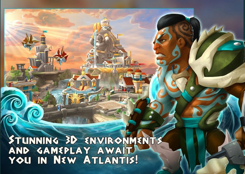 战潮亚特兰蒂斯英雄游戏