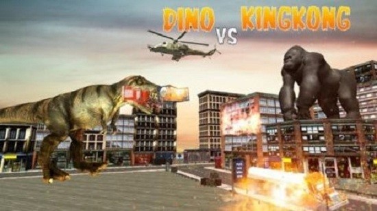 大猩猩粉碎城市最新版(king kong gorilla dino games)