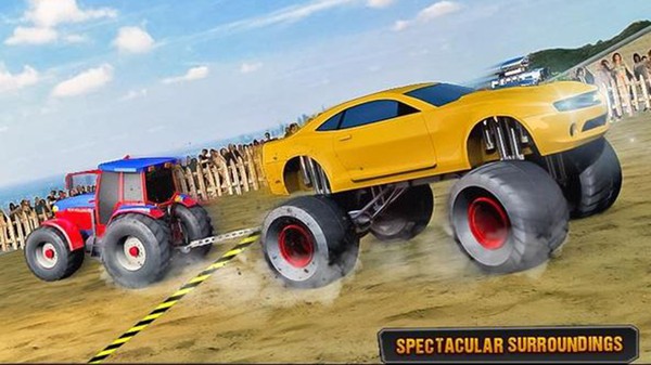 卡车拖拉机拔河比赛中文版