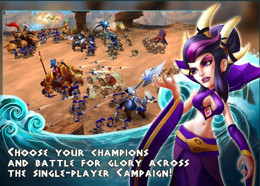 战潮亚特兰蒂斯英雄游戏