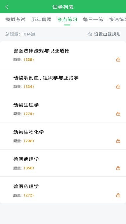 兽医资格考试题库2025最新版