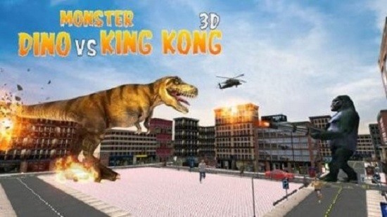 大猩猩粉碎城市最新版(king kong gorilla dino games)