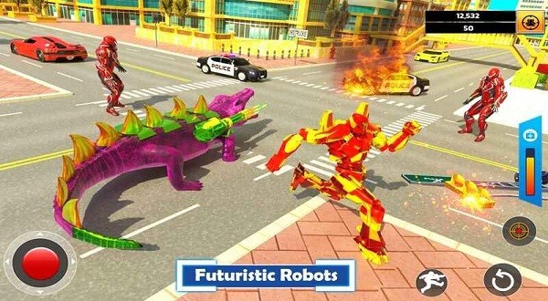 鳄鱼机器人汽车改造游戏