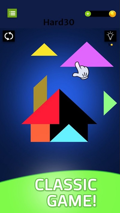 烧脑七巧板游戏