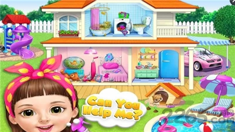 甜美小女孩打扫手机版