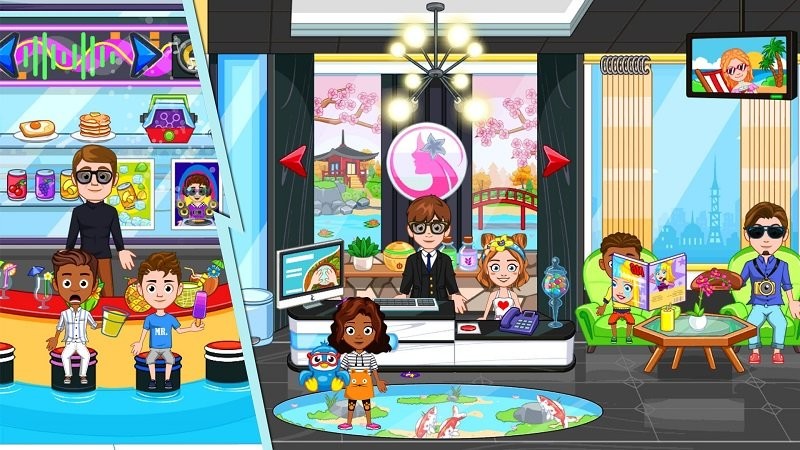 迷你城市度假屋游戏