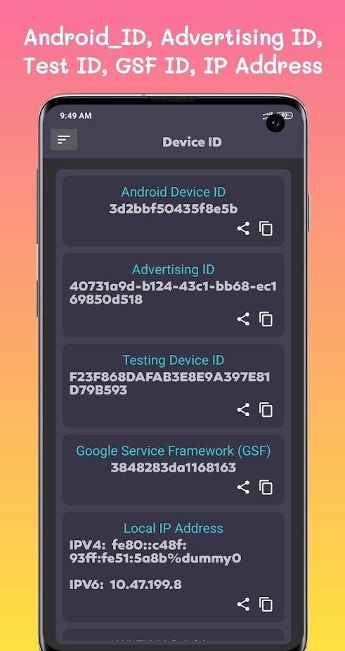 device id for android谷歌