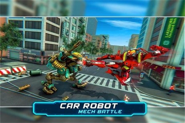 警用机器人车改造最新版(police robot car rampage)