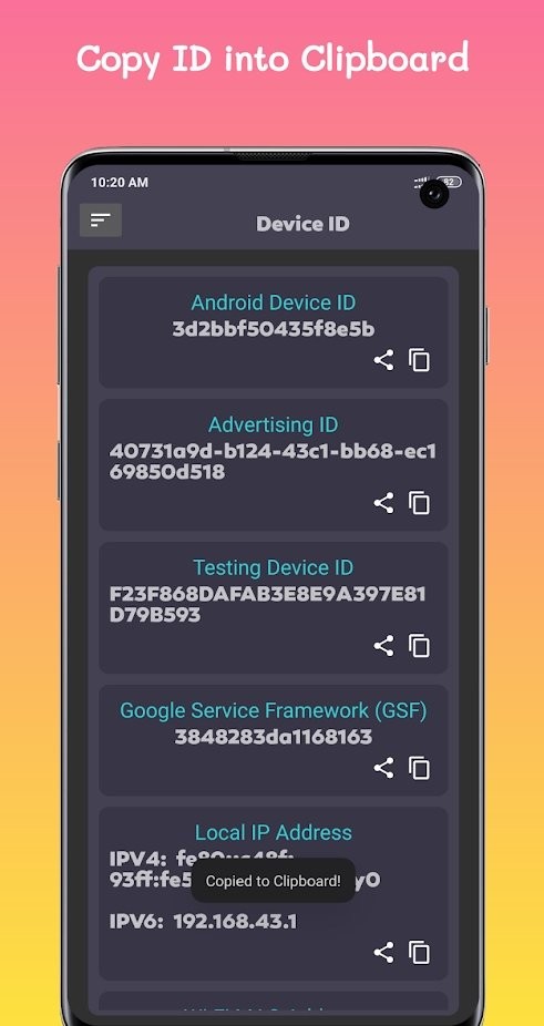 device id for android谷歌