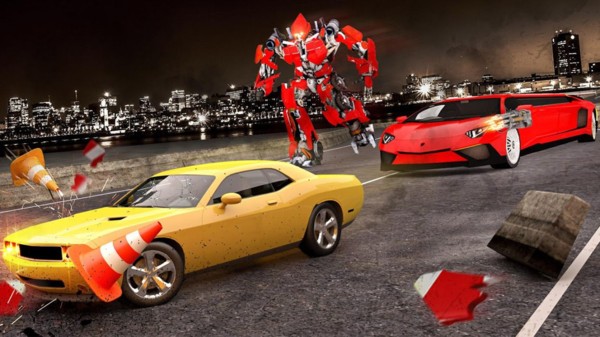 警察豪华轿车机器人改造手机版