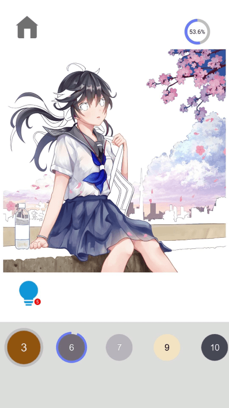 二次元涂色游戏 二次元涂色最新版