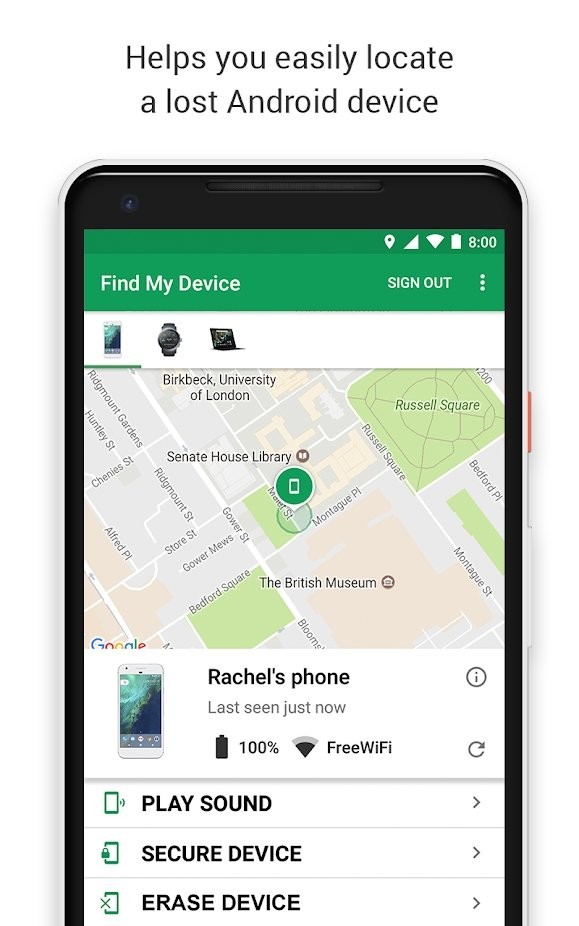 google查找我的设备app(find my device)