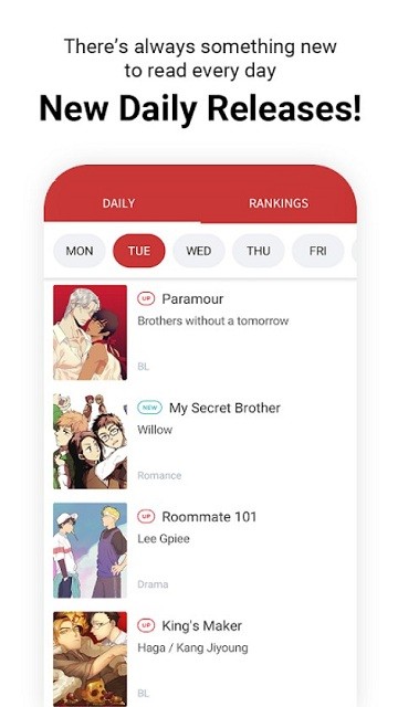 Lezhin Comics app
