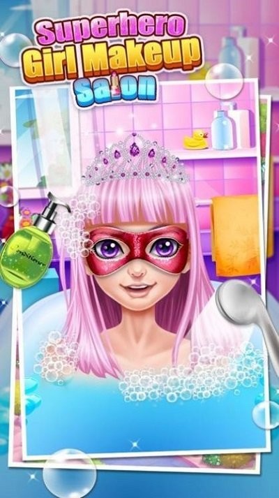 超级英雄女孩化妆游戏(hero makeup)