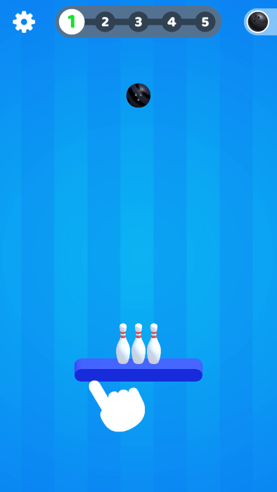 下落式保龄球游戏