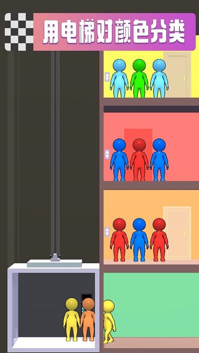 电梯排序游戏
