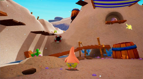 海绵宝宝比奇堡的冒险酷乐湖怎么拿袜子 海绵宝宝比奇堡的冒险酷乐湖拿袜子攻略