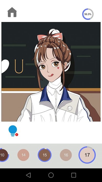 二次元数字涂色游戏