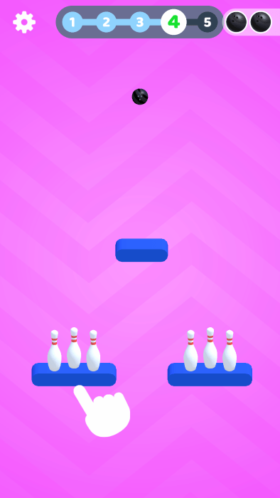 下落式保龄球游戏