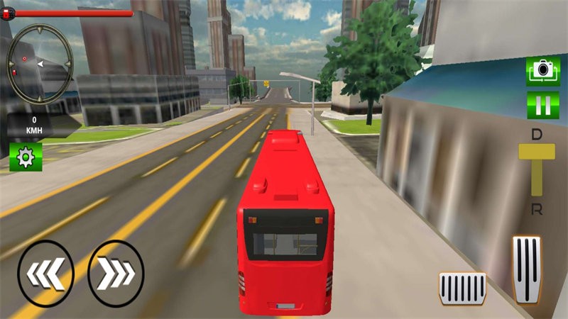 豪华旅游城市公交车司机小游戏