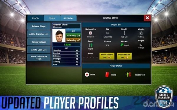 soccer manager18游戏