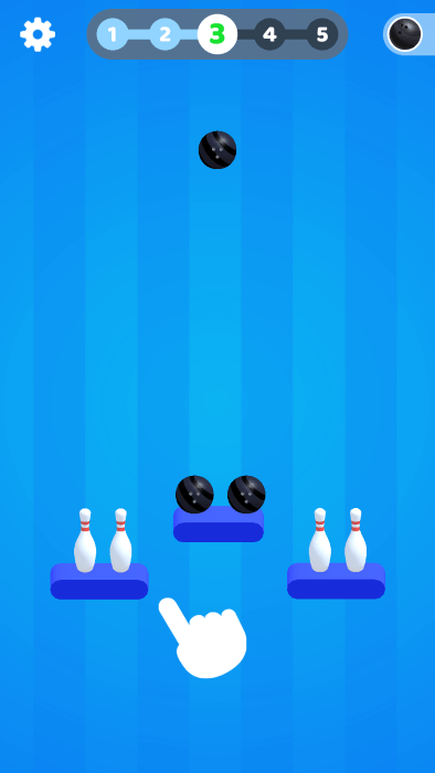 下落式保龄球游戏