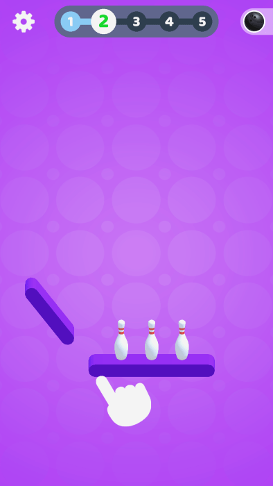 下落式保龄球游戏