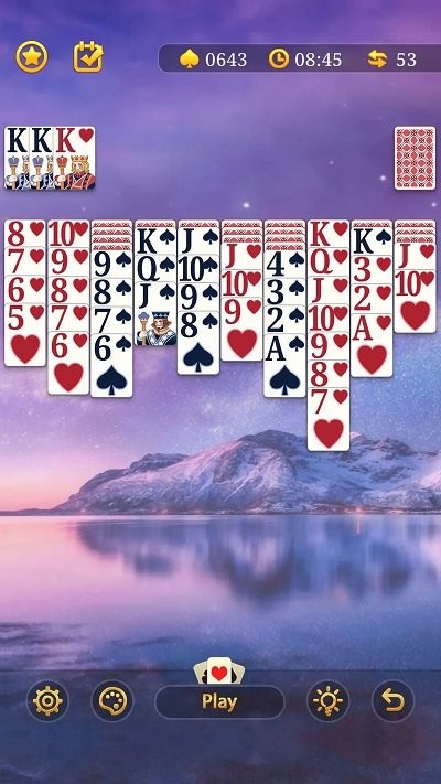 新蜘蛛纸牌游戏