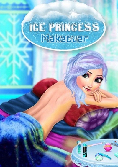 公主女孩化妆沙龙游戏(ice princess)