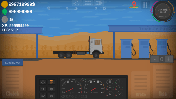 平面手动挡卡车游戏 平面手动挡卡车大量货币下载