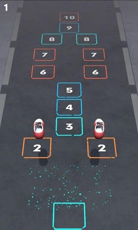 节奏跳跃向前冲刺游戏