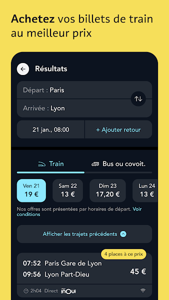 sncf connect app