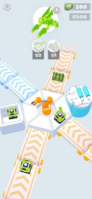 点击工厂机械臂3d游戏(factory arm 3d)