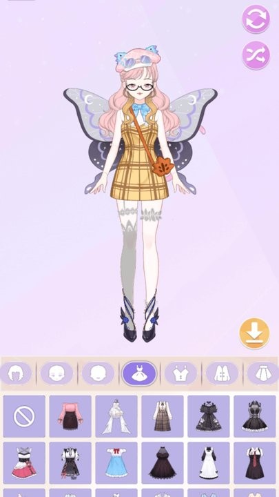 魔法女孩换装小游戏