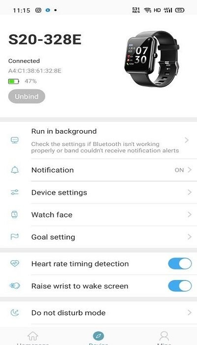 runmifit智能手环app
