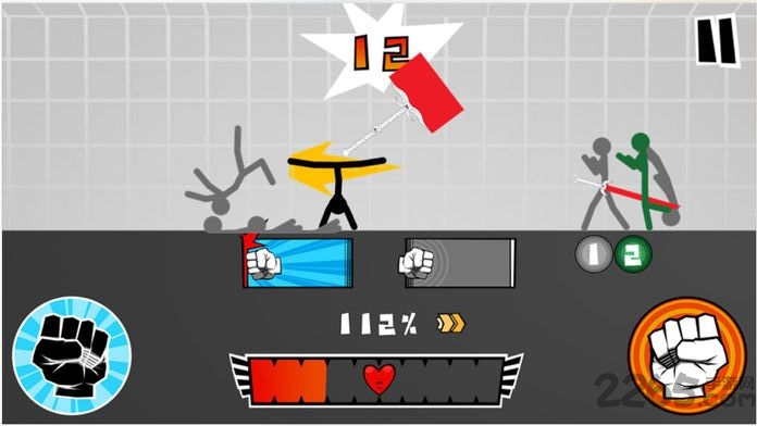 火柴人忍者格斗游戏