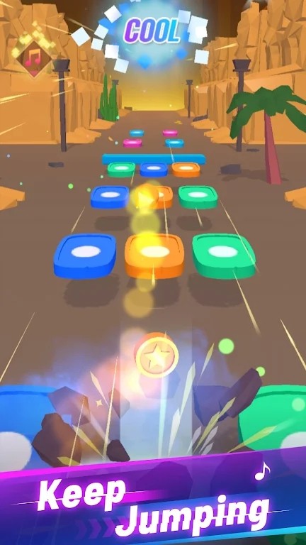 彩色球跳音乐游戏 彩色球跳免费下载