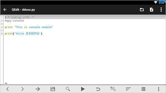 qpython3官方版如何编辑程序并保存 qpython3官方版如何编辑程序并保存