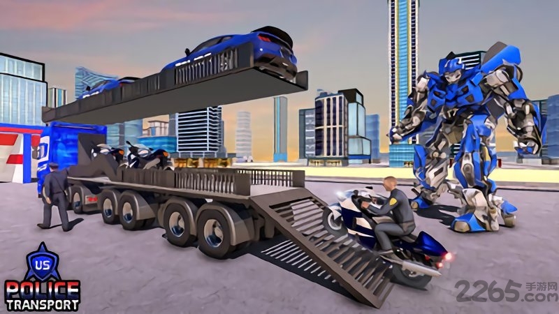 警察平面运输游戏