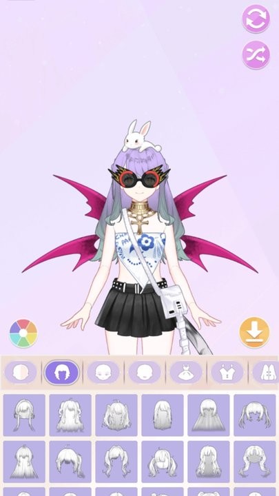 魔法女孩换装小游戏