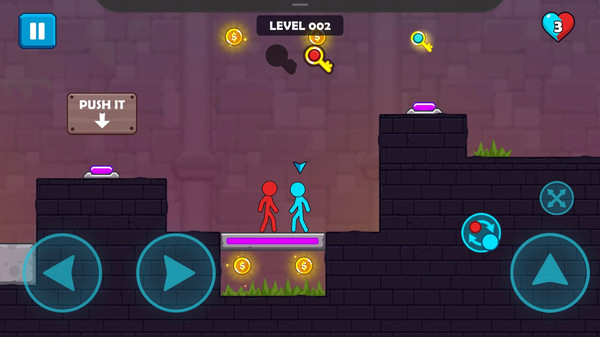 冰火火柴人双人版游戏手机版 冰火火柴人双人版游戏下载