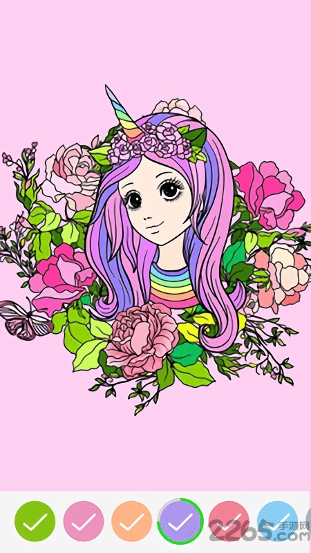 点击填色本游戏