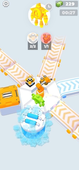 点击工厂机械臂3d游戏(factory arm 3d)