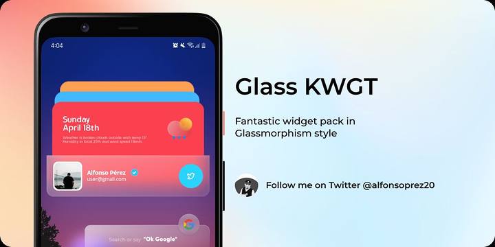 glass kwgt最新版