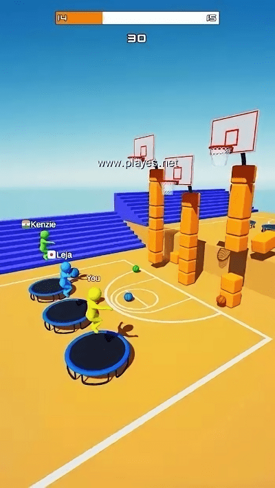 炫酷扣篮3d游戏(color dunk 3d)