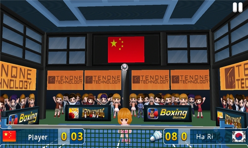 羽毛球3d手机游戏