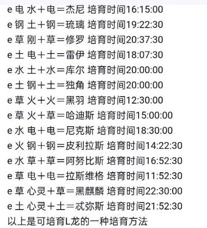 我有一座育龙岛繁殖图鉴 我有一座育龙岛繁殖图鉴大全