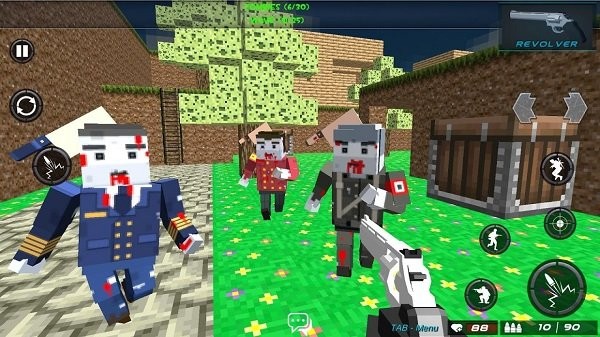 生存射击像素僵尸来袭游戏