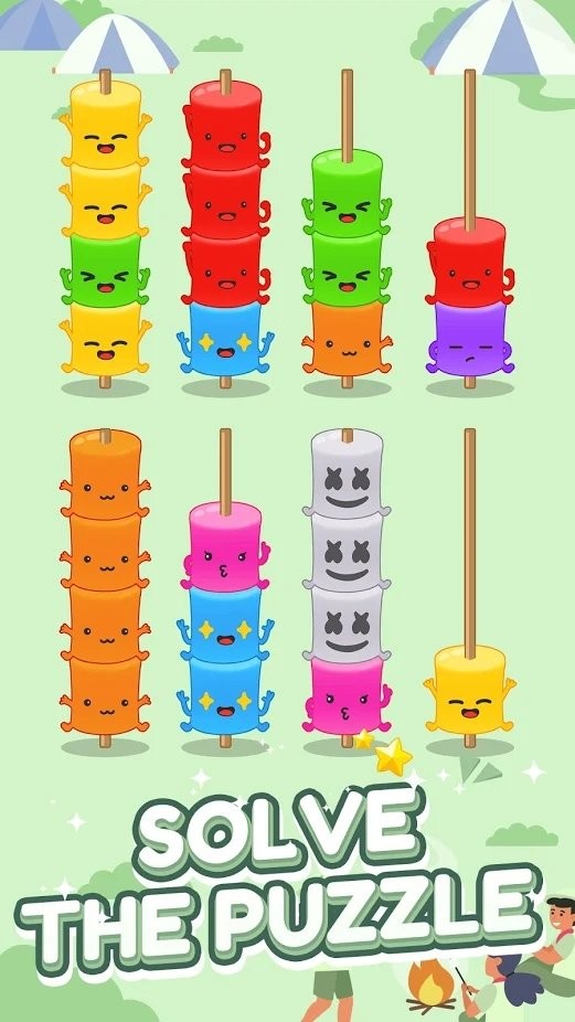 棉花糖排序益智拼图游戏 棉花糖排序益智拼图手机版下载