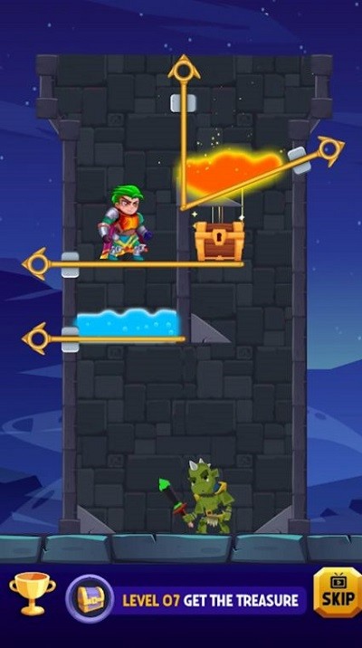 地牢拯救公主游戏(Hero Rescue Pull The Pin)